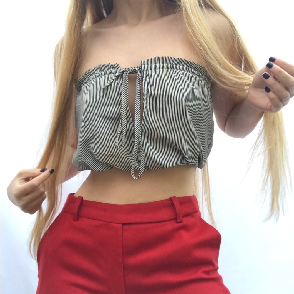 Pin stripe top!!